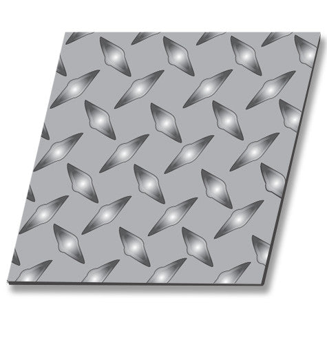 Stainless Steel Diamond Floor Plate 3/16"