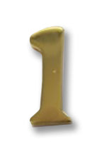 ( 1 ) 4" Brass Number
