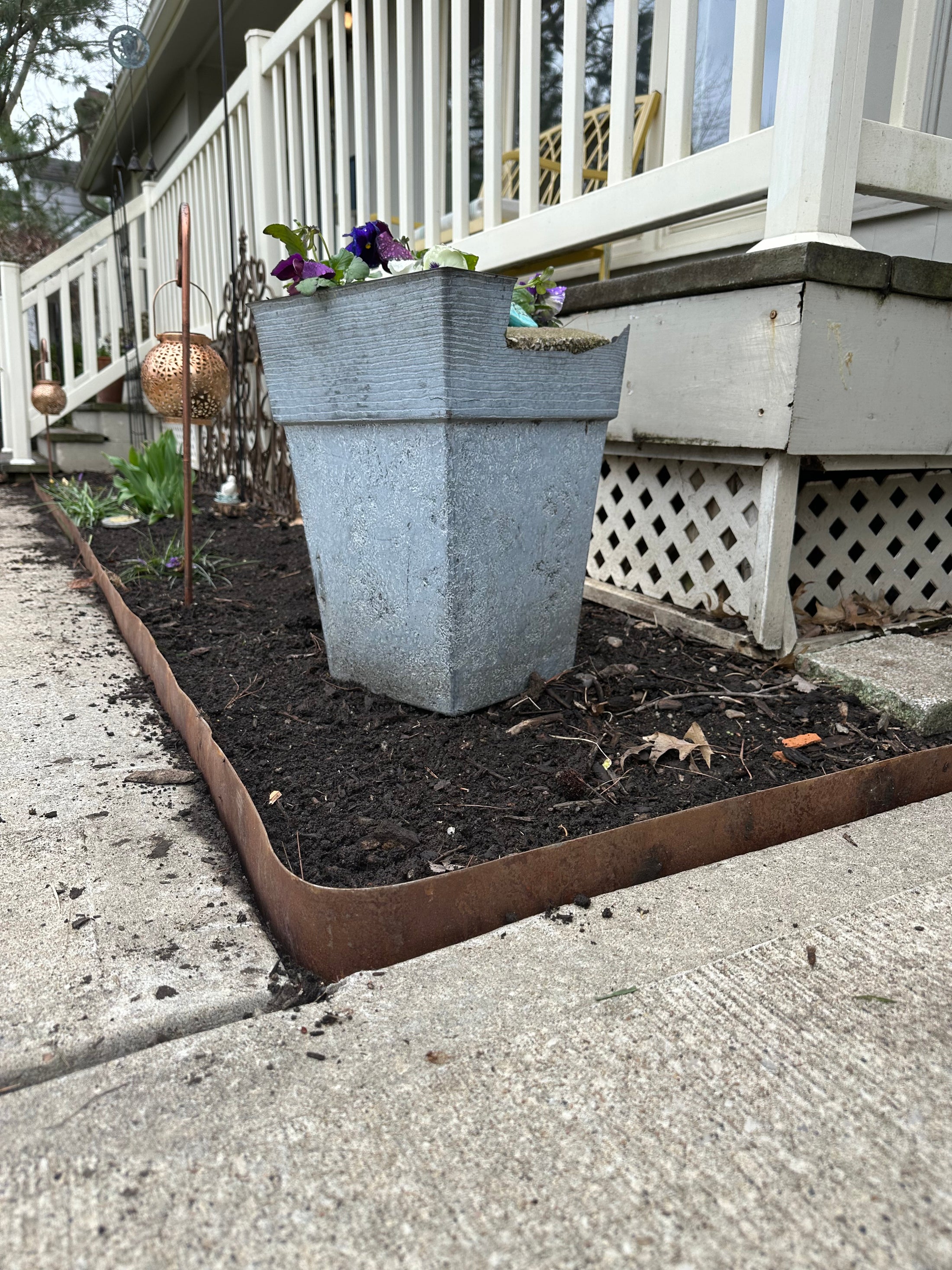 Patina Metal Landscape Edging Des Moines Steel Inc.