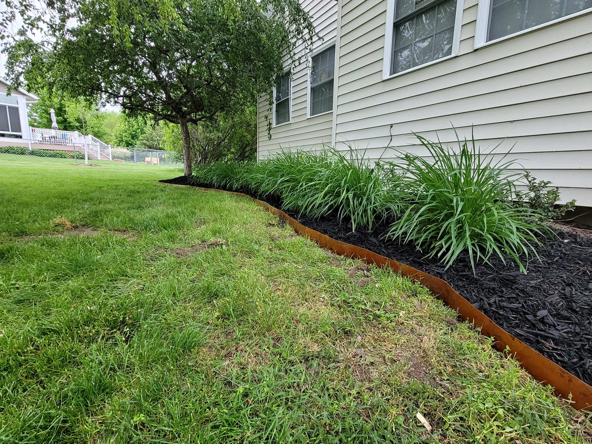 Patina Metal Landscape Edging Des Moines Steel Inc.