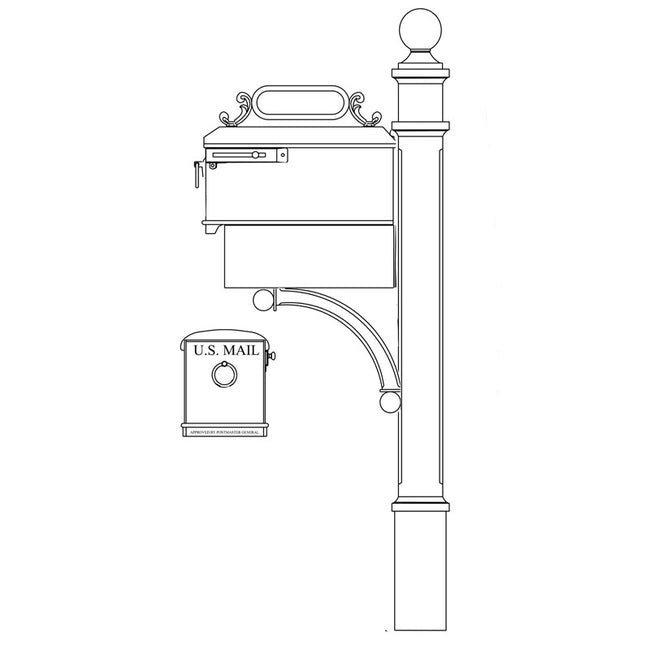 Wreath Mailbox
