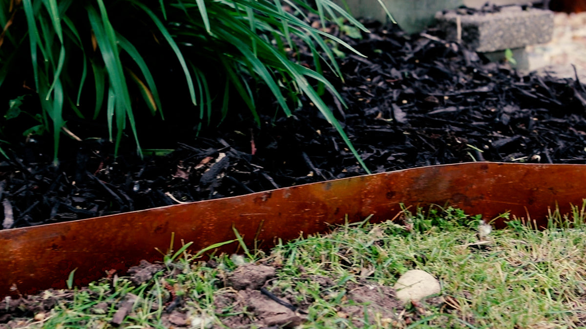 Patina Metal Landscape Edging Des Moines Steel Inc.